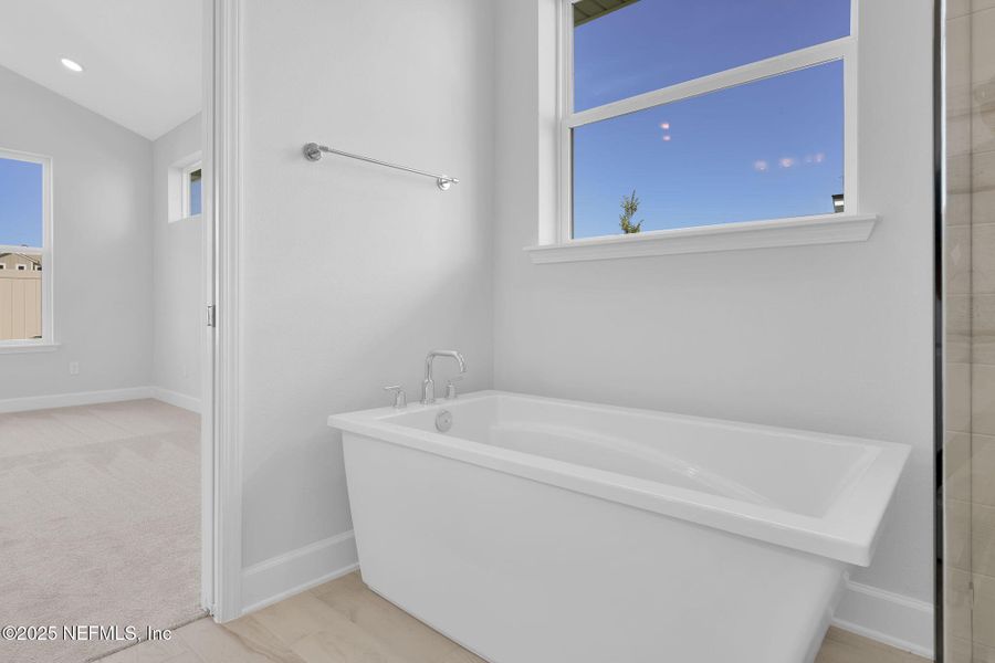 Furnished interior view inside a new home in Crosswinds at Nocatee, Ponte Vedra Beach (Image 10). Furnished interior view inside a new home in Crosswinds at Nocatee, Ponte Vedra Beach (Image 10).