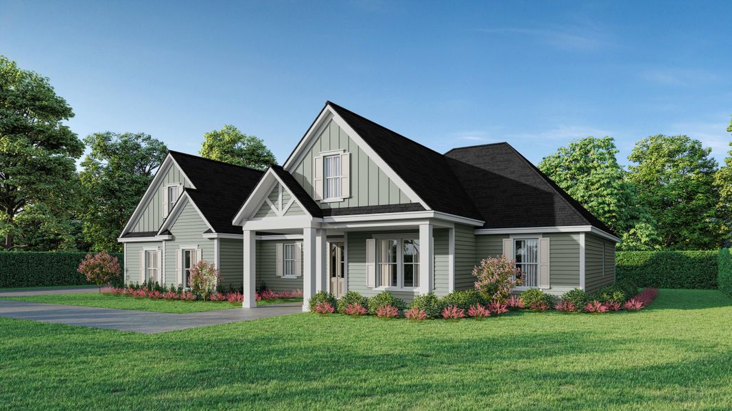 Front exterior of a new home in , Cross, SC, highlighting curb appeal (Image 2).