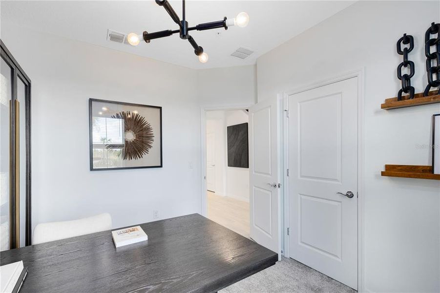 Furnished interior view inside a new home in EverBe, Orlando (Image 23).