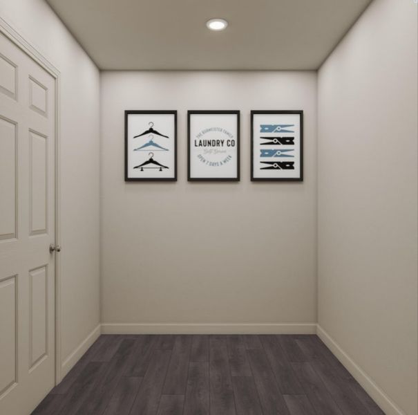 Representative unfurnished interior of a home built from the Monroe by National HomeCorp in Forest Ridge, Edgefield (Image 9).