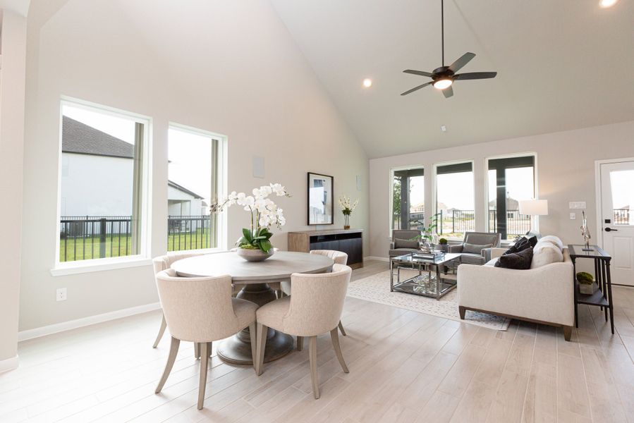 Representative furnished interior of a home built from the Alder by Beazer Homes in Bridgeland: Premier Collection, Cypress (Image 6).