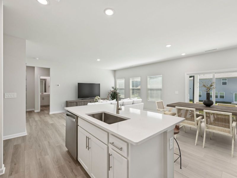 Furnished interior view inside a new home in Marshburn Landing - Signature Series, Wendell (Image 4).