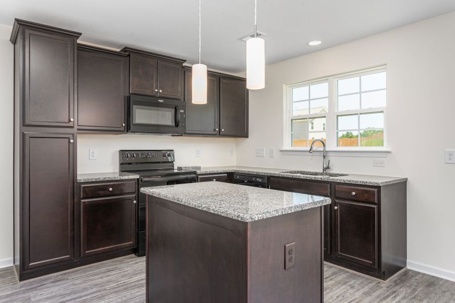 Representative furnished interior of a home built from the Vermont by Keystone Homes NC in The Wilcox, Greensboro (Image 11).