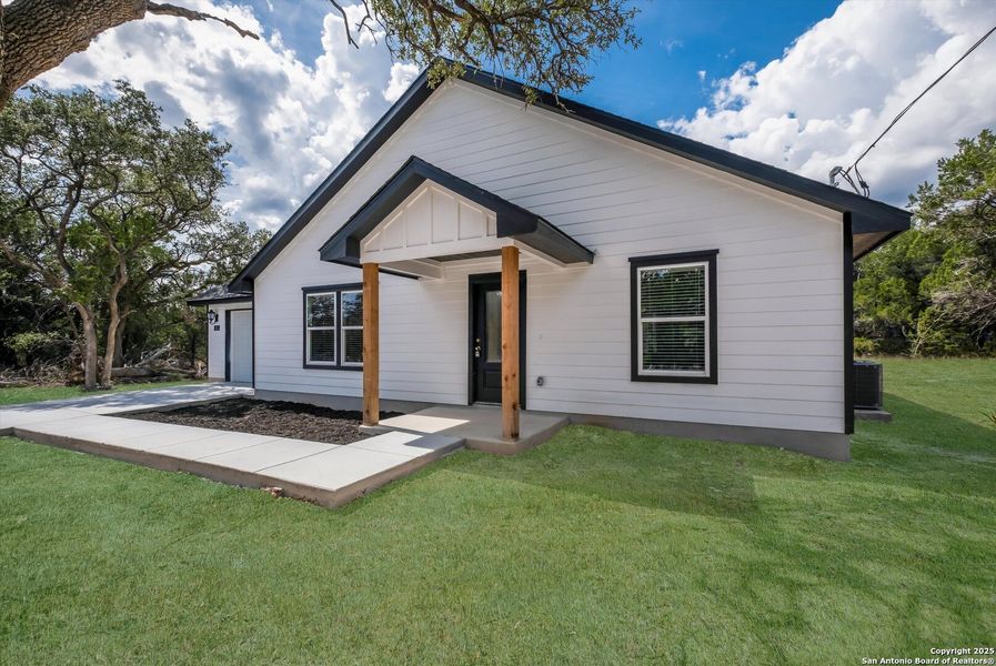 Exterior details and patio area of a home in , Bandera (Image 4). Exterior details and patio area of a home in , Bandera (Image 4).