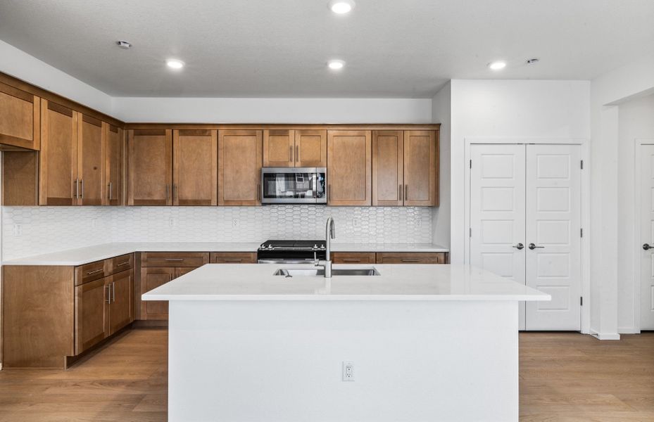 Furnished interior view inside a new home in Painted Prairie, Aurora (Image 12).