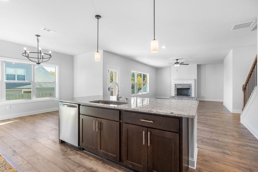Furnished interior view inside a new home in Ridge Pointe, Athens (Image 8).