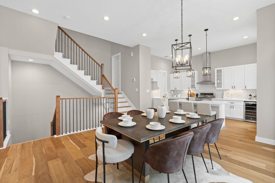 Furnished interior view inside a new home in , Houston (Image 12).
