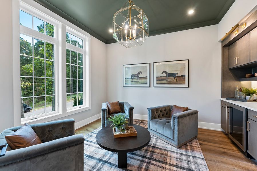 Representative furnished interior of a home built from the Nash by Homes by Dickerson in Cattail, Clayton (Image 5).