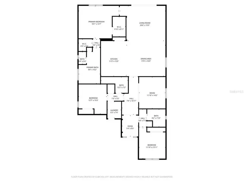 2D floor plan layout of this home in , Parrish, FL (Image 5). 2D floor plan layout of this home in , Parrish, FL (Image 5).
