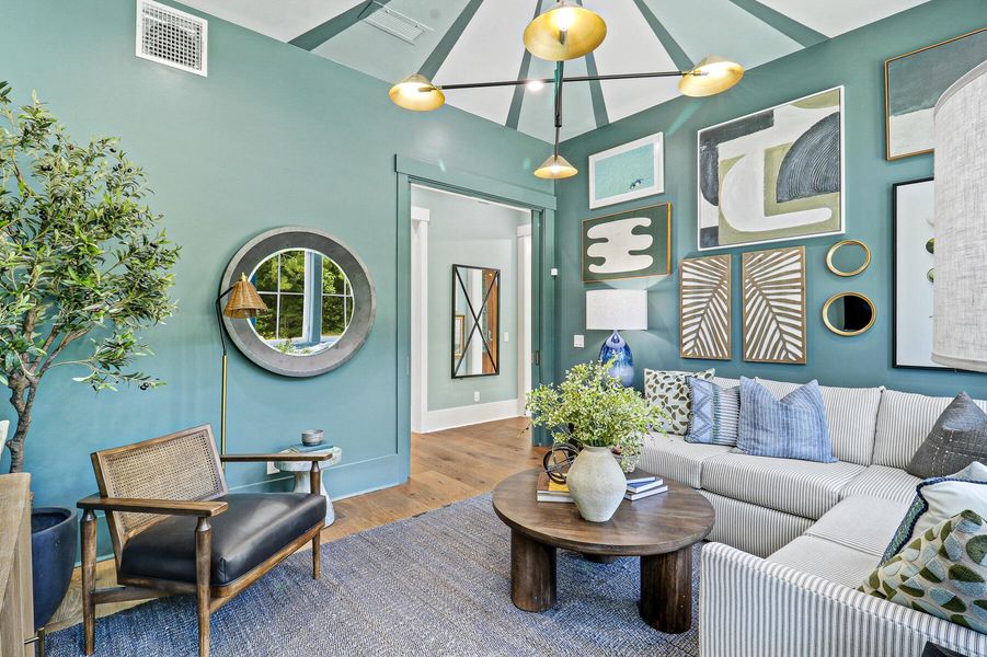 Furnished interior view inside a new home in , Bluffton (Image 10).