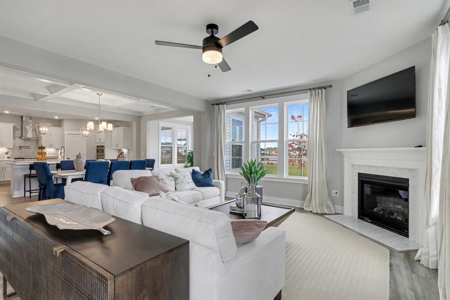 Furnished interior view inside a new home in , Summerville (Image 22).