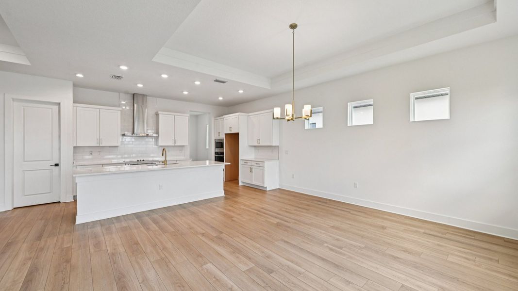 The Dining Room and Kitchen