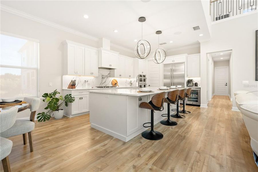 Furnished interior view inside a new home in , Flagler Beach (Image 38).