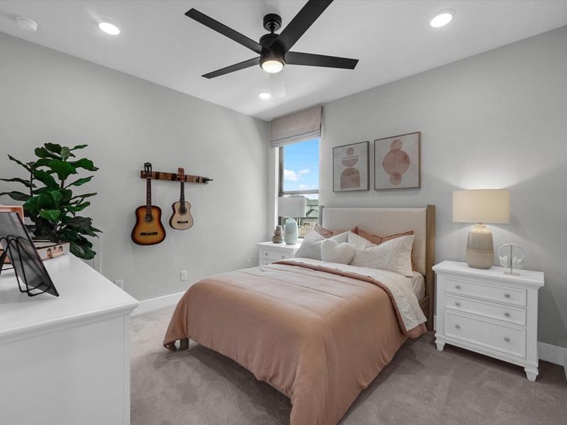 Furnished interior view inside a new home in Tompkins Reserve, Katy (Image 8).
