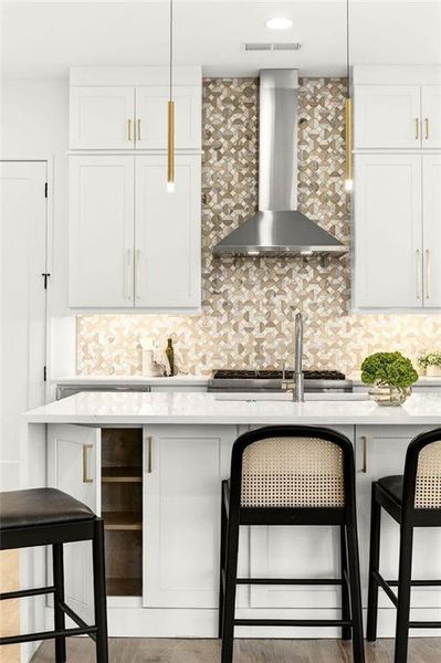 Furnished interior view inside a new home in , Atlanta (Image 15).