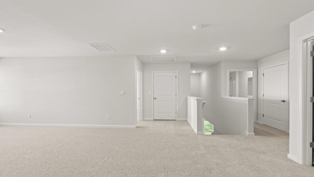 Spacious, unfurnished interior of a new home in Hamptons at Riverwood South, Dallas (Image 23).