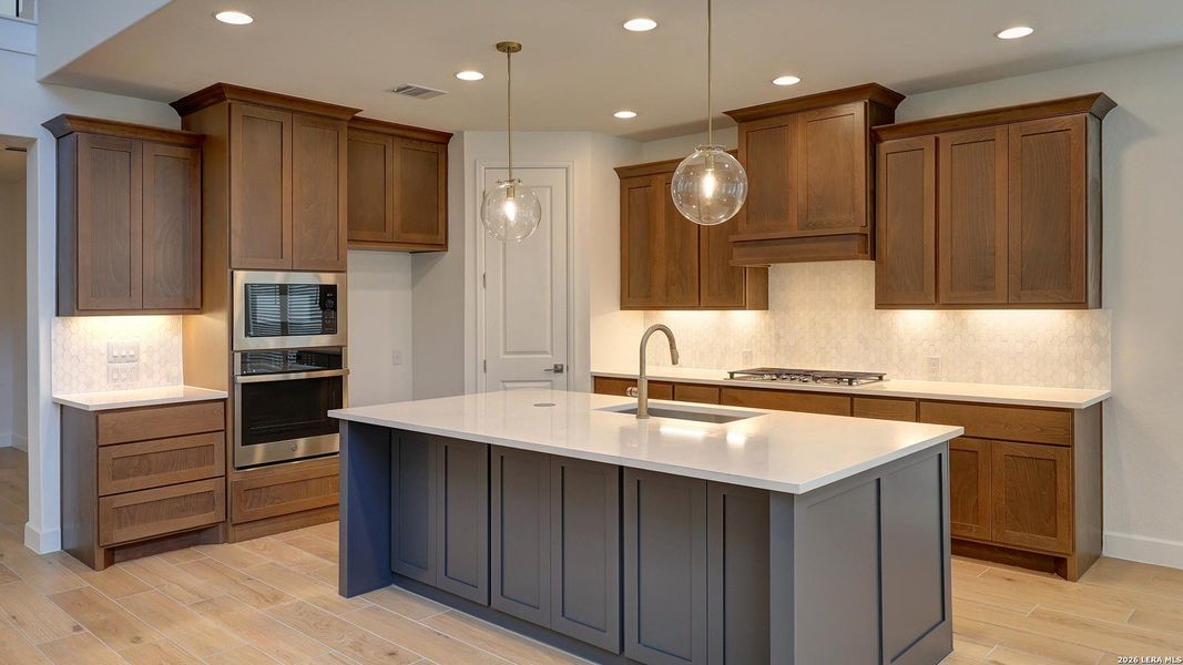 Furnished interior view inside a new home in Ladera, San Antonio (Image 12).