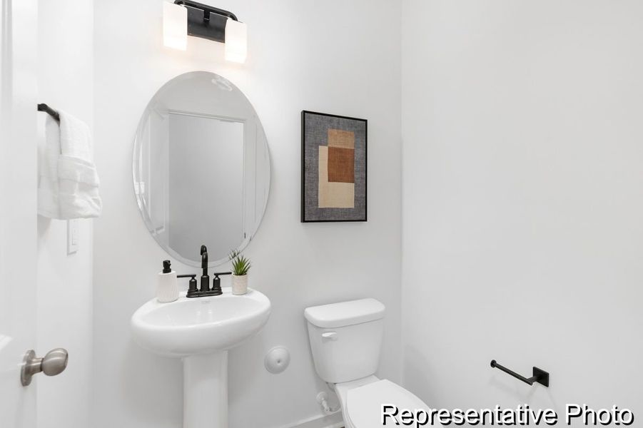 Furnished interior view inside a new home in Copper Ridge at Flowers Plantation, Clayton (Image 11).