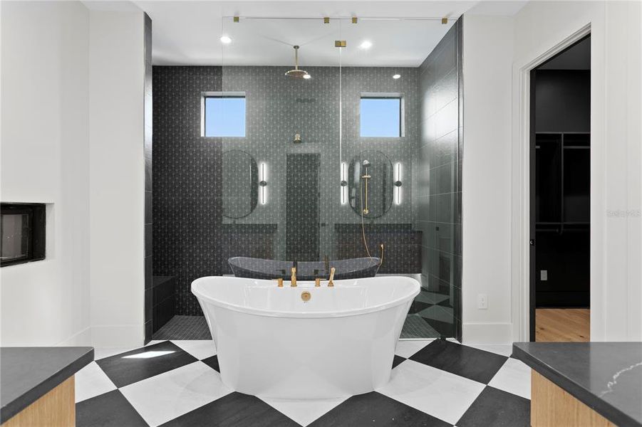 Furnished interior view inside a new home in , Tampa (Image 21).