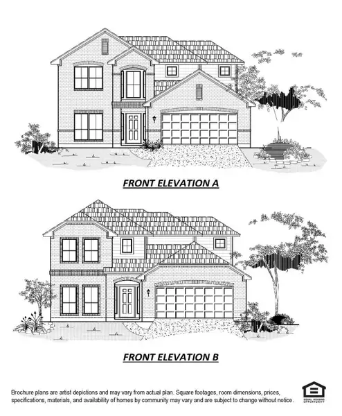 Exterior rendering of this home design in Sunterra, Katy, TX (Image 4).