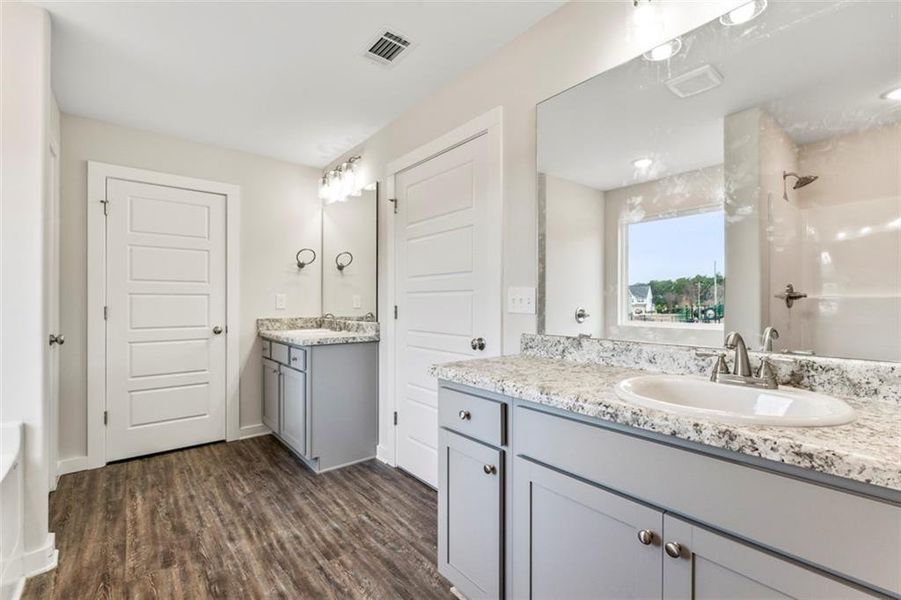 Furnished interior view inside a new home in , Hampton (Image 12).