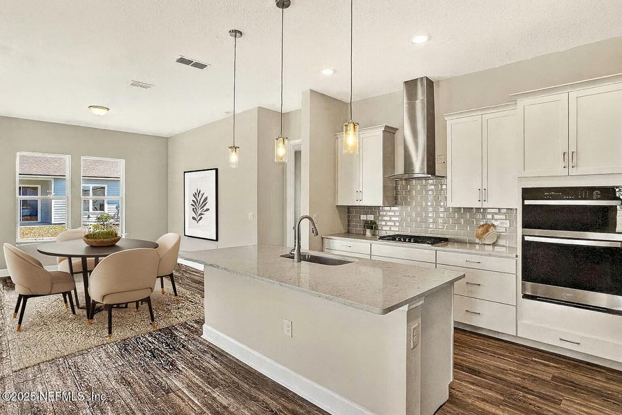 Furnished interior view inside a new home in Reverie at Silverleaf, St. Augustine (Image 8).