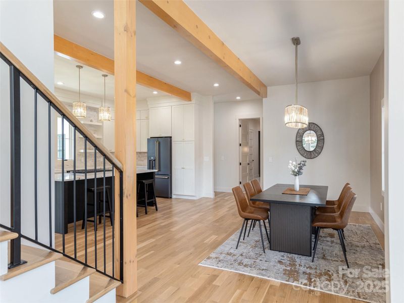 Furnished interior view inside a new home in , Asheville (Image 8).