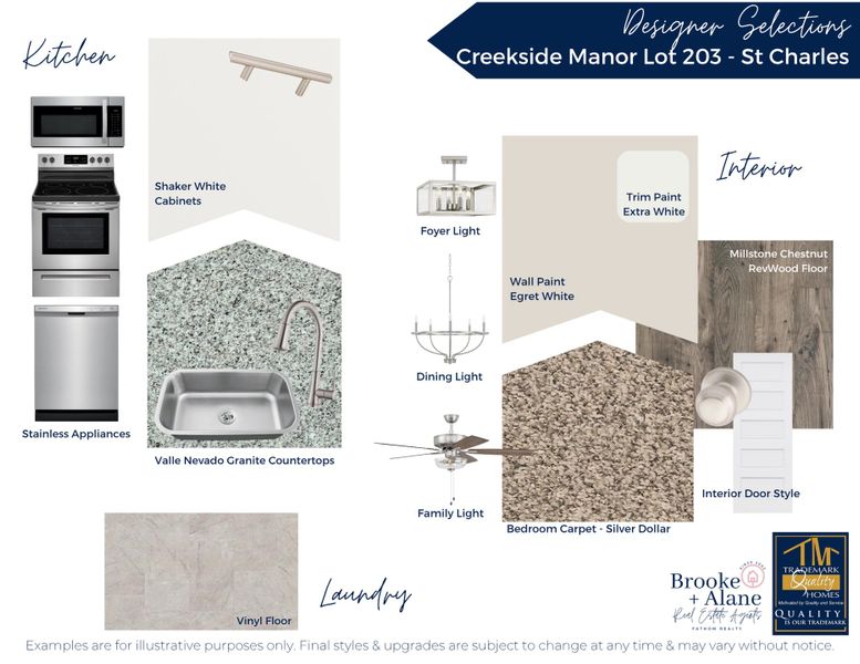 Sample of building materials used in homes in Creekside Manor, Thomaston (Image 2). Sample of building materials used in homes in Creekside Manor, Thomaston (Image 2).
