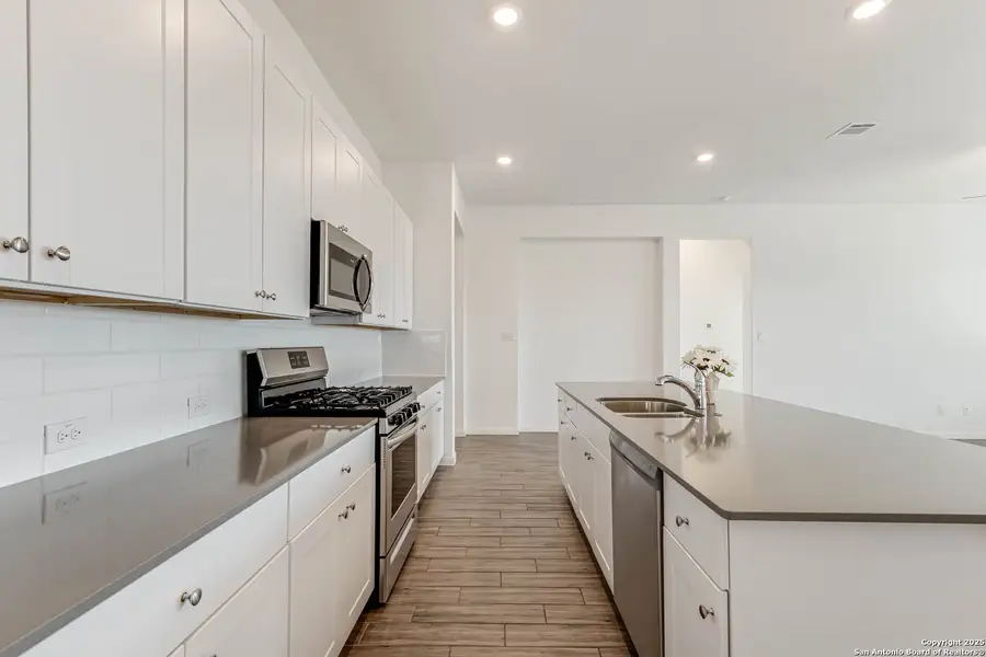 Furnished interior view inside a new home in Johnson Ranch: Brookstone II Collection, Bulverde (Image 13).