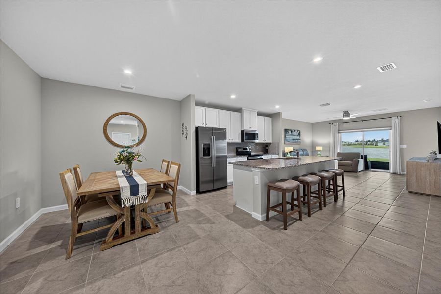 Furnished interior view inside a new home in , Port St. Lucie (Image 28).