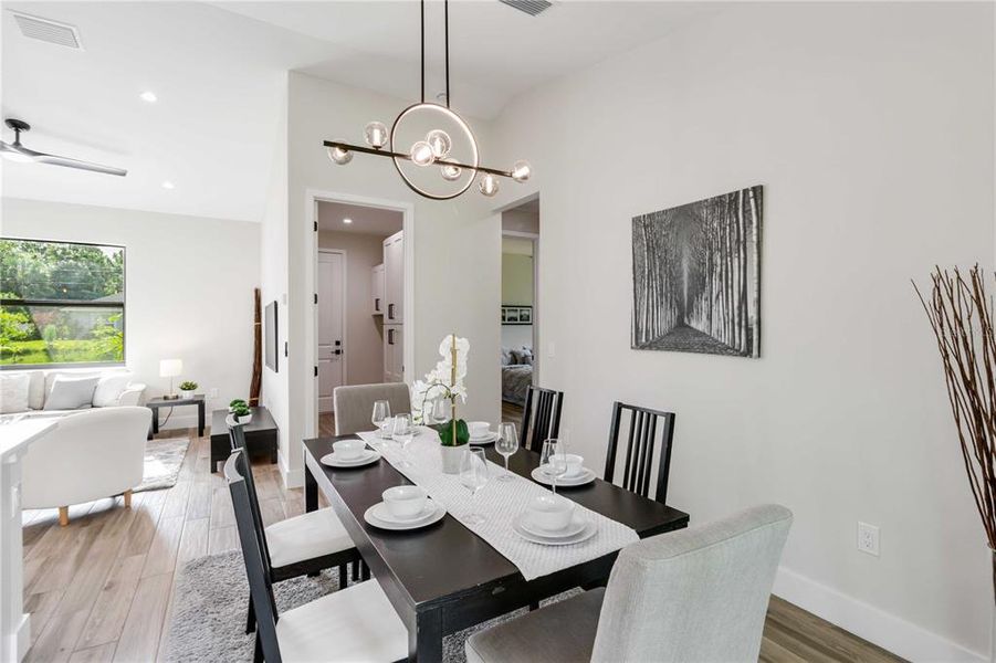 Furnished interior view inside a new home in , North Port (Image 35).