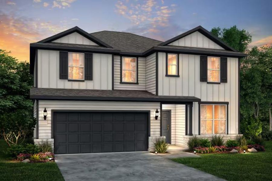 Pulte Homes, Taylor elevation 39, rendering