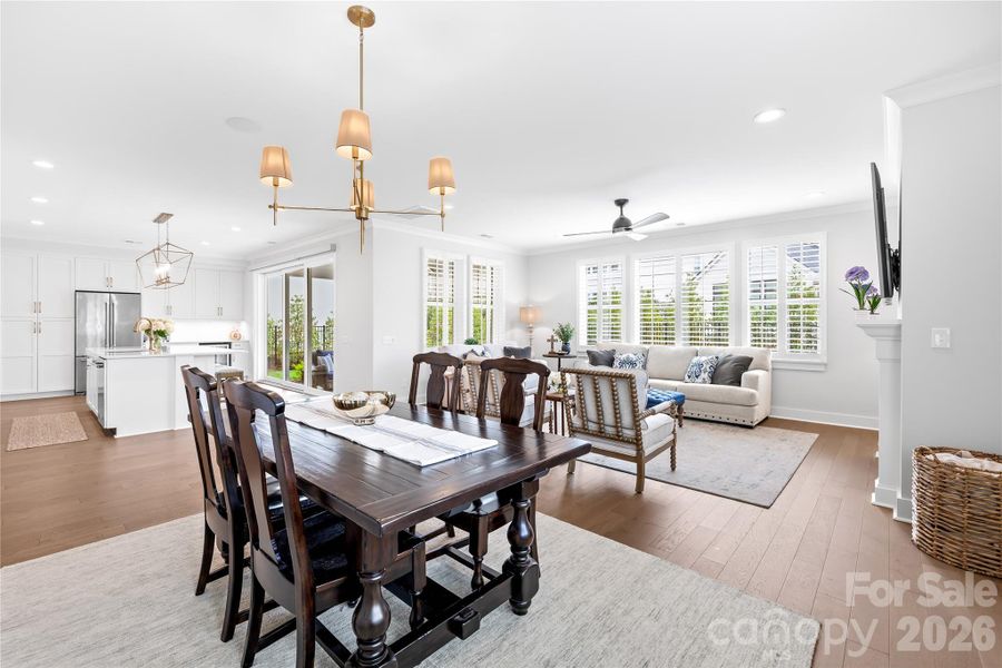 Furnished interior view inside a new home in , Fort Mill (Image 19).