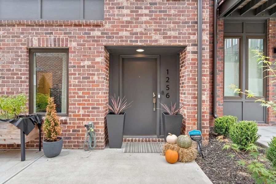 Exterior details and patio area of a home in , Atlanta (Image 23). Exterior details and patio area of a home in , Atlanta (Image 23).