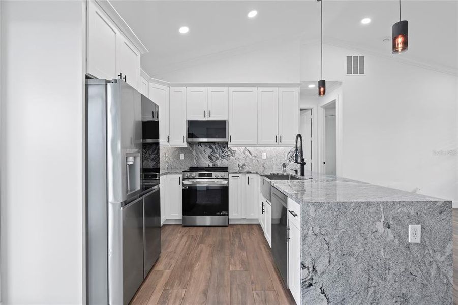 Furnished interior view inside a new home in , Okeechobee (Image 10).