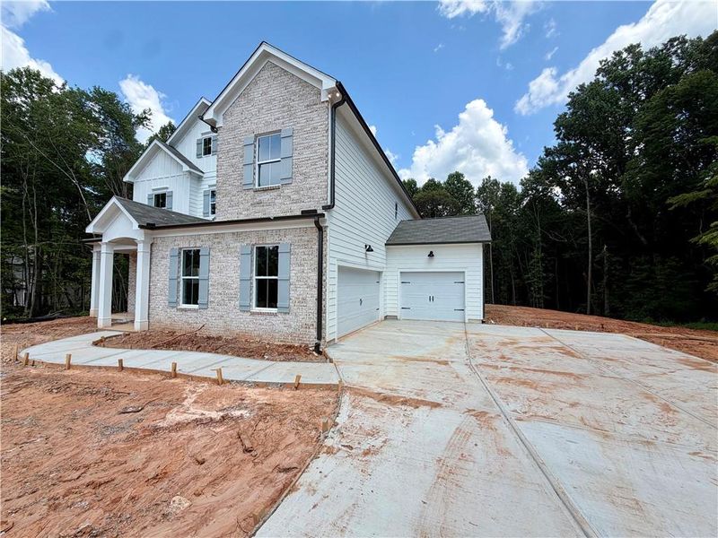 In-progress construction of a new home in Enclave at Little Ridge, Acworth, GA (Image 37). In-progress construction of a new home in Enclave at Little Ridge, Acworth, GA (Image 37).