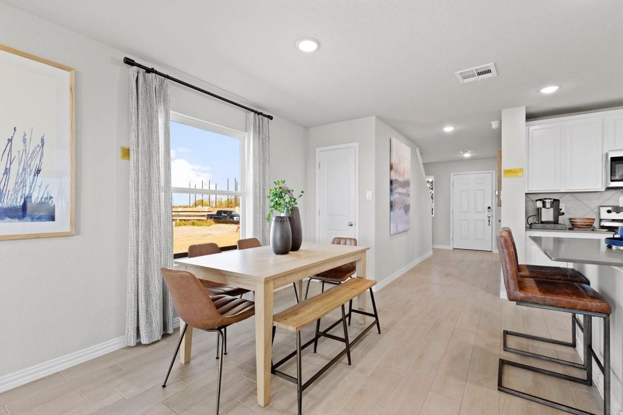Representative furnished interior of a home built from the Ellis Colony At Pinehurst by Brohn Homes in Colony at Pinehurst, Pinehurst (Image 7).