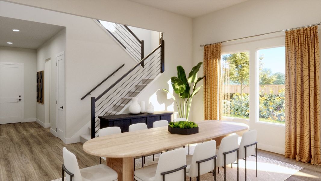 Representative furnished interior of a home built from the 4061 by Risewell Homes in Bluff Haven, Georgetown (Image 7).