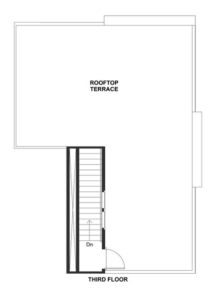 2D floor plan layout for the Seaview III - End Unit by K. Hovnanian® Homes in Aria at Silverstone, Scottsdale, AZ (Image 7).