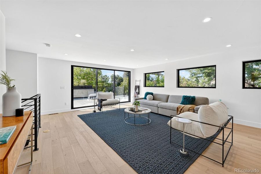 Furnished interior view inside a new home in , Denver (Image 40).