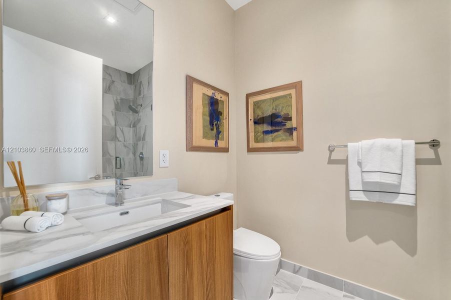 Furnished interior view inside a new home in , Miami (Image 7).