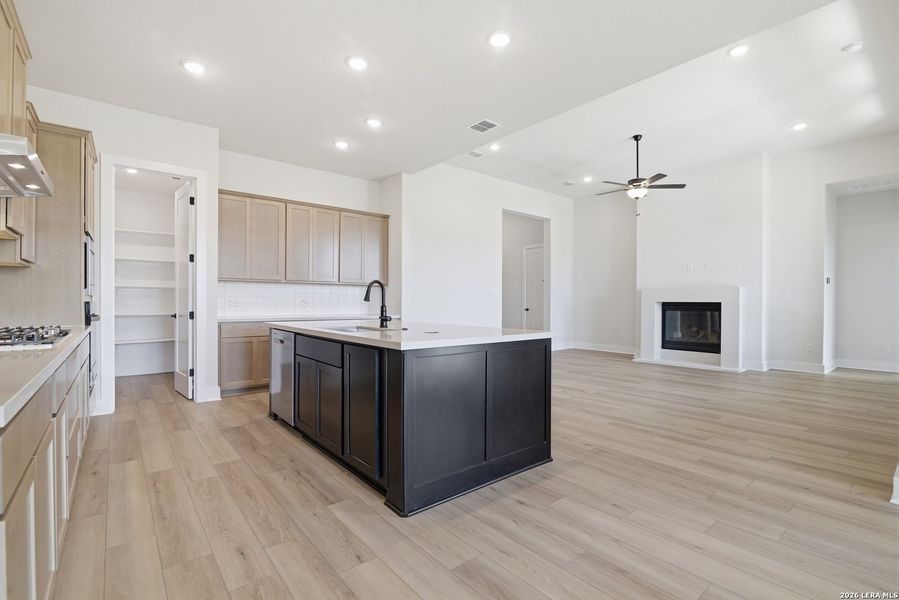 Furnished interior view inside a new home in Legacy at Lake Dunlap, New Braunfels (Image 10).