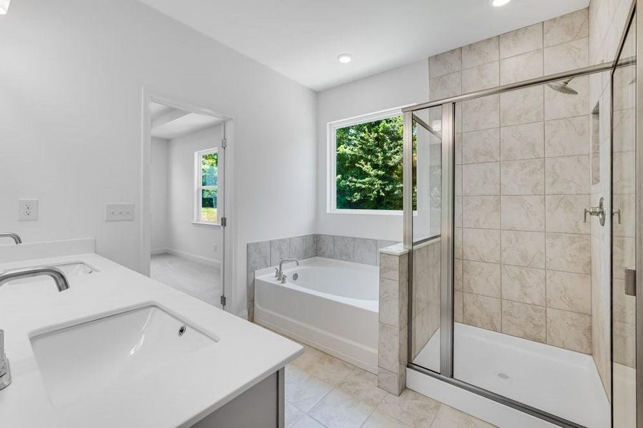 Furnished interior view inside a new home in Bailey Fence, Dacula (Image 9).