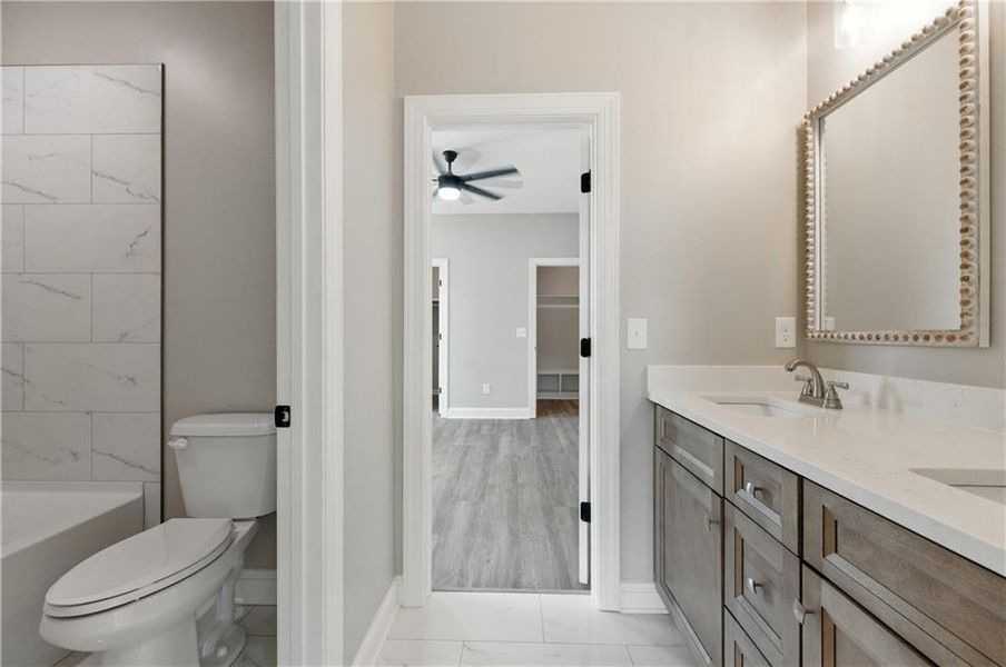 Furnished interior view inside a new home in , Ball Ground (Image 15).