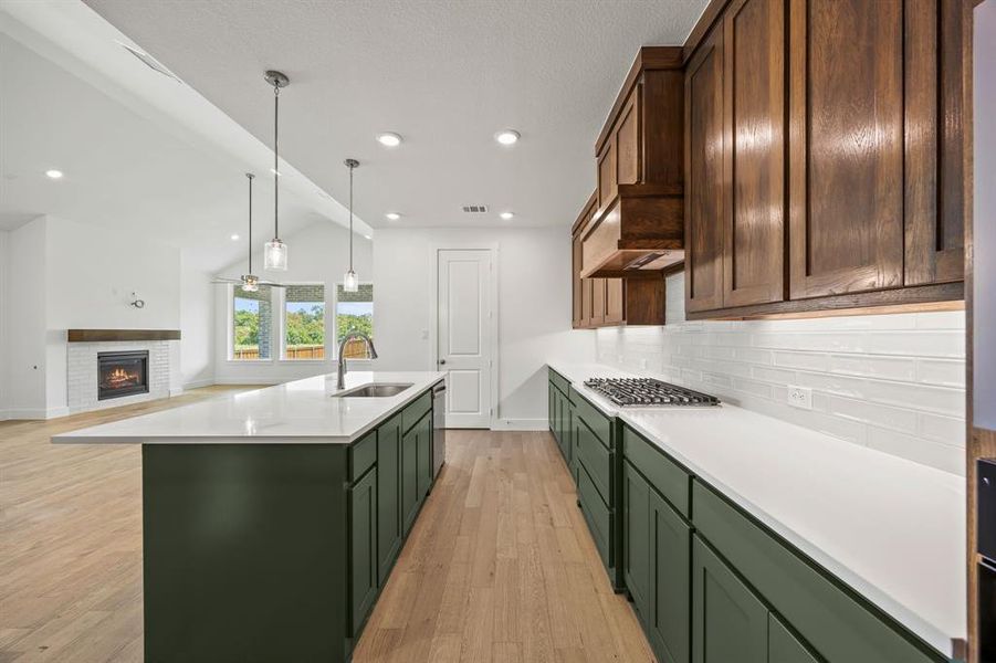 Furnished interior in a model home at Chatham Reserve in Providence Village (Image 20).