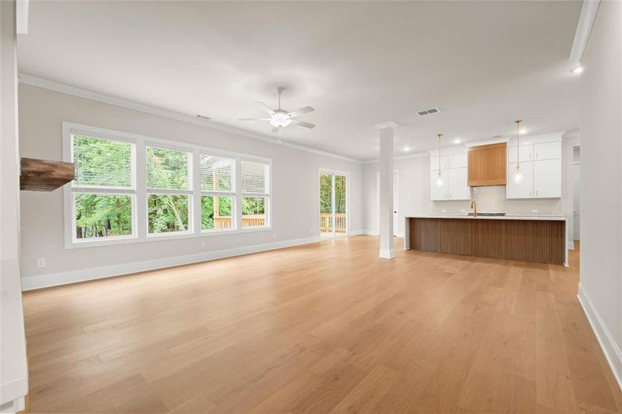 Spacious, unfurnished interior of a new home in , Flowery Branch (Image 61). Spacious, unfurnished interior of a new home in , Flowery Branch (Image 61).