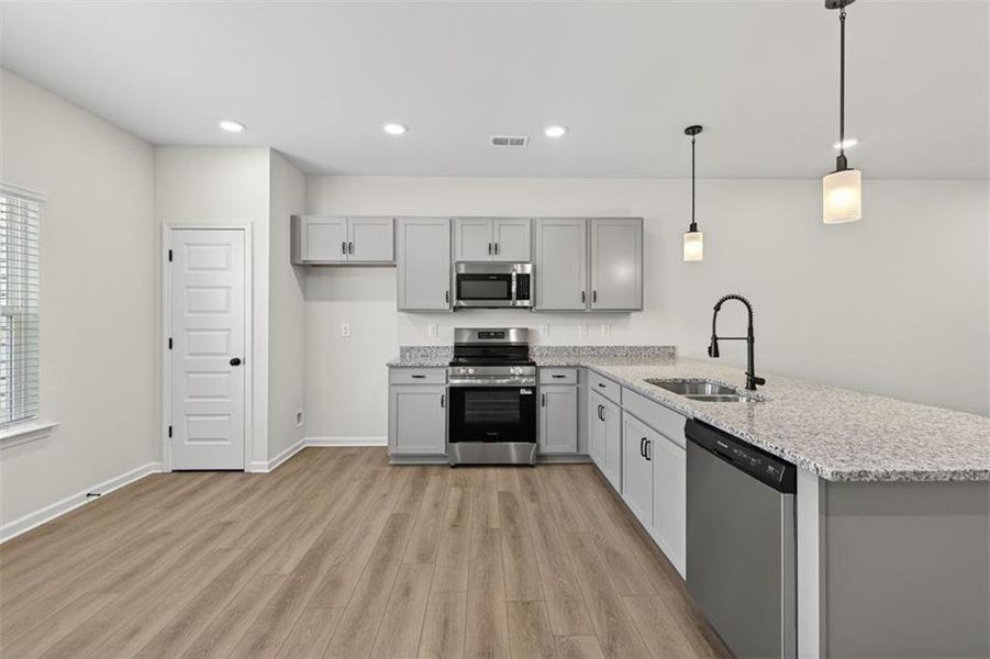 Furnished interior view inside a new home in Sanders Park, Austell (Image 4).