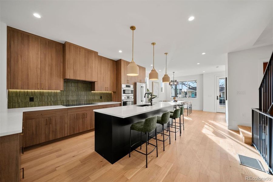 Furnished interior view inside a new home in , Denver (Image 16). Furnished interior view inside a new home in , Denver (Image 16).