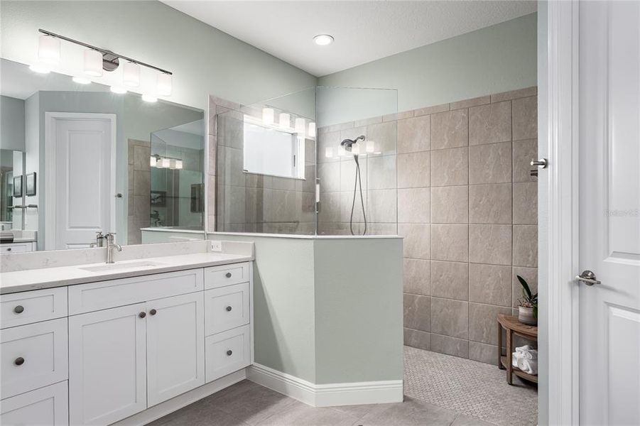 Furnished interior view inside a new home in , Parrish (Image 26).