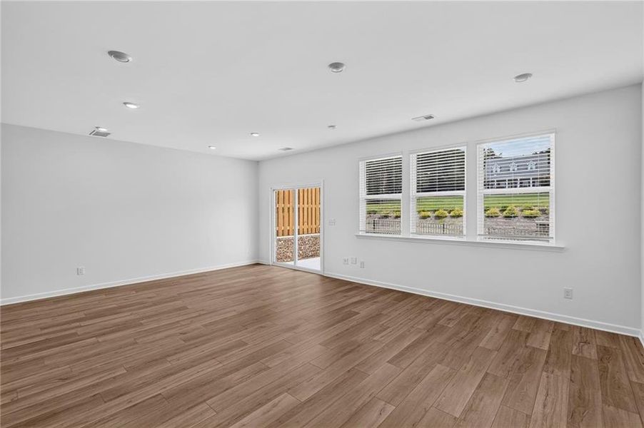 Spacious, unfurnished interior of a new home in Towns at Holly Springs, Holly Springs (Image 8). Spacious, unfurnished interior of a new home in Towns at Holly Springs, Holly Springs (Image 8).